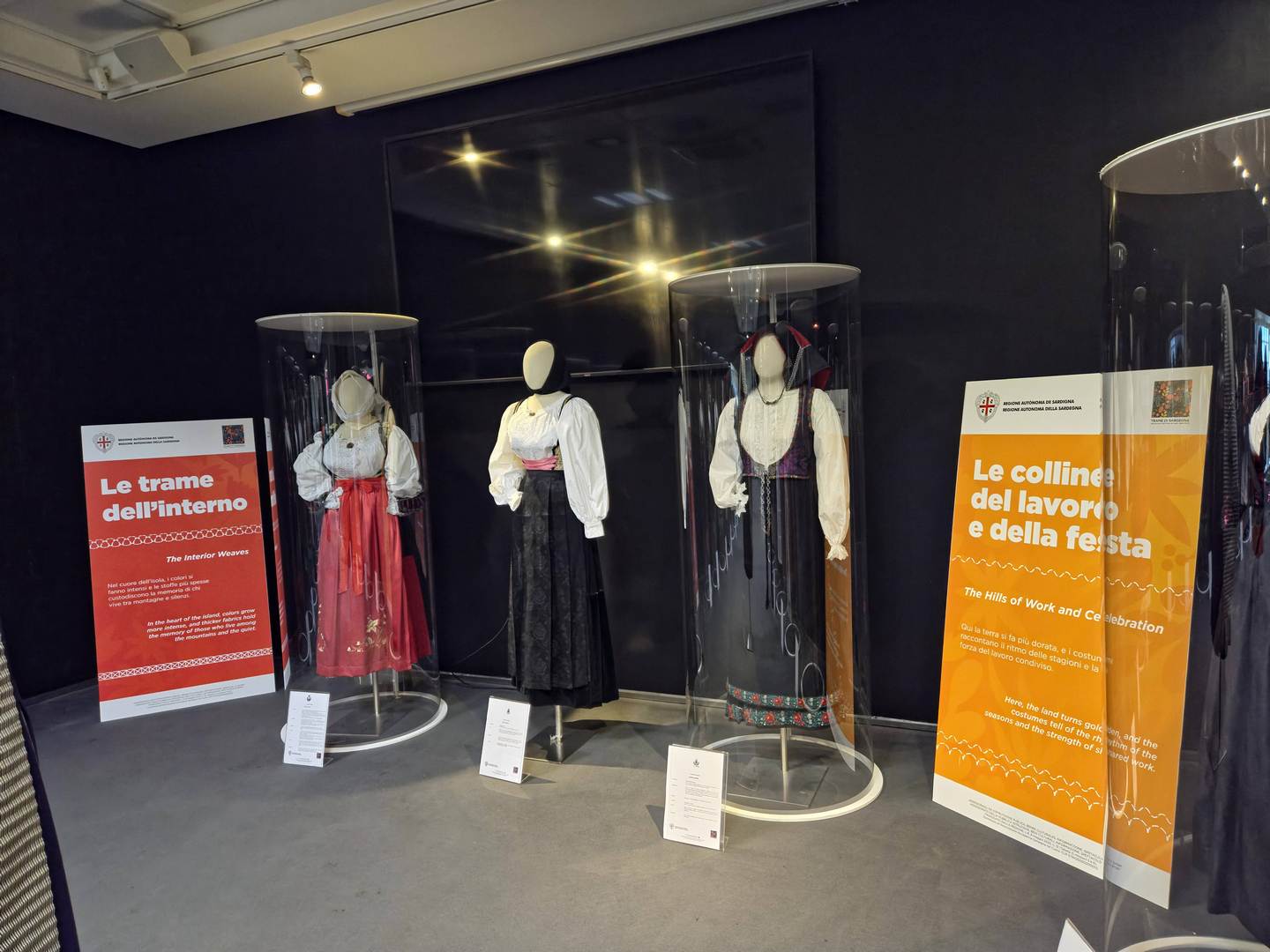 Trame di Sardegna, allestimento della mostra – foto 11